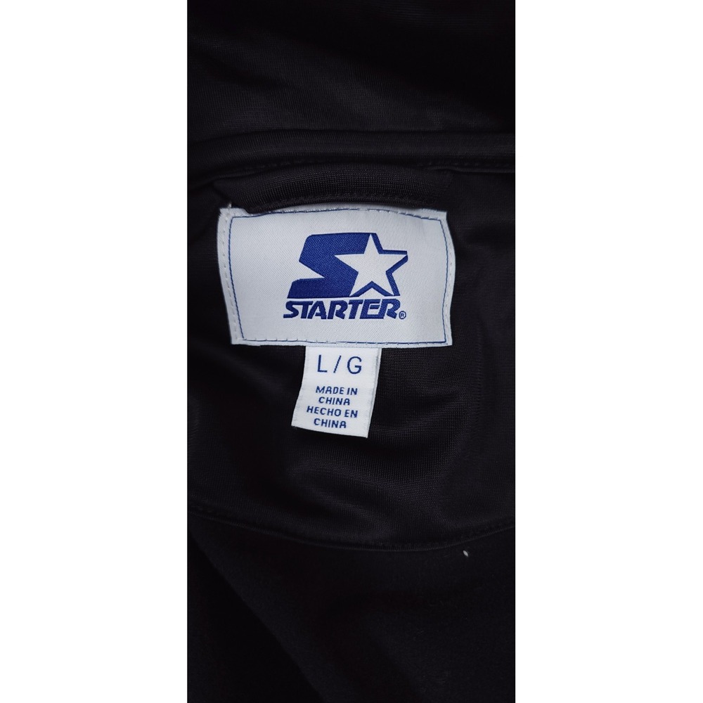Starter Track Jacket Pittsburgh Steelers Black Full Zip Mens Size Large - Picture 6 of 9